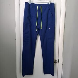 Figs Men's Cairo Cargo Royal Scrub Pants Size Medium